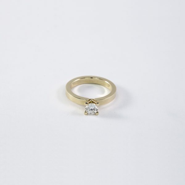 Solitärring Guld 0,48ct