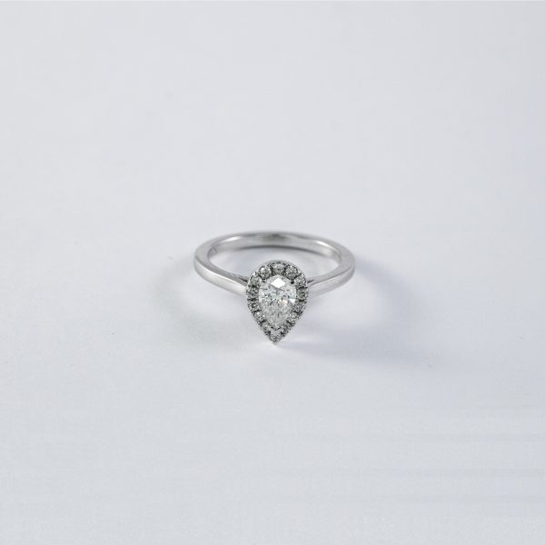 Solitärring Vitguld 0,50ct