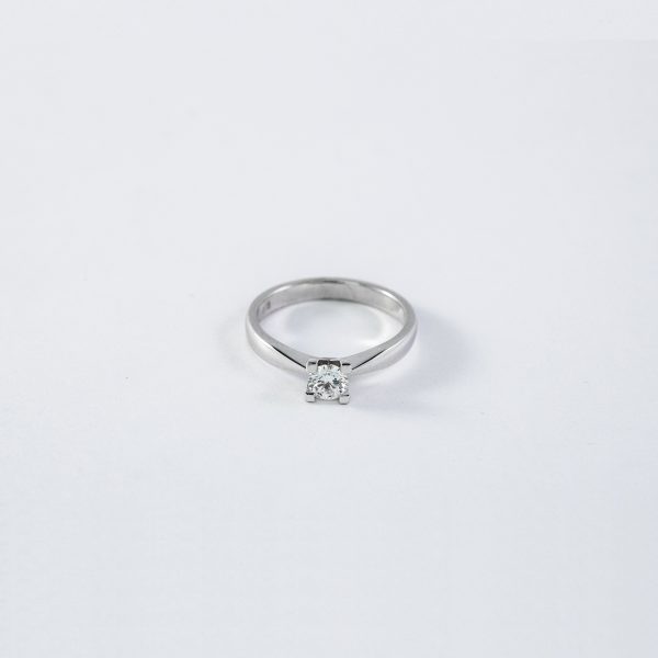 Solitärring Vitguld 0,30ct