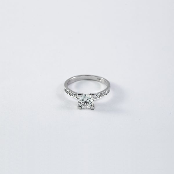 Solitärring Vitguld 1,01ct